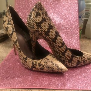 Tory Burch Snake Skin Heels